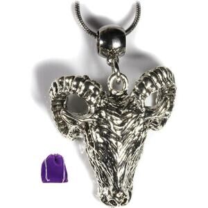 Capricorn Necklace - Goat Necklace of a Zodiac Sign Pendant
